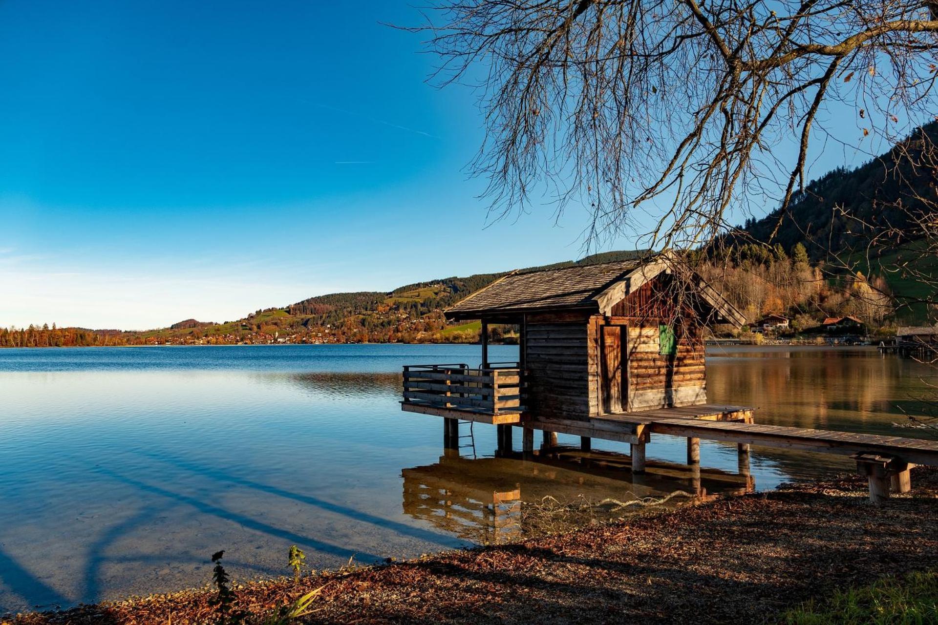Studio Am Duernbach - Modern, Ruhig & Zentral Am Schliersee Mit Parkplatz Extérieur photo